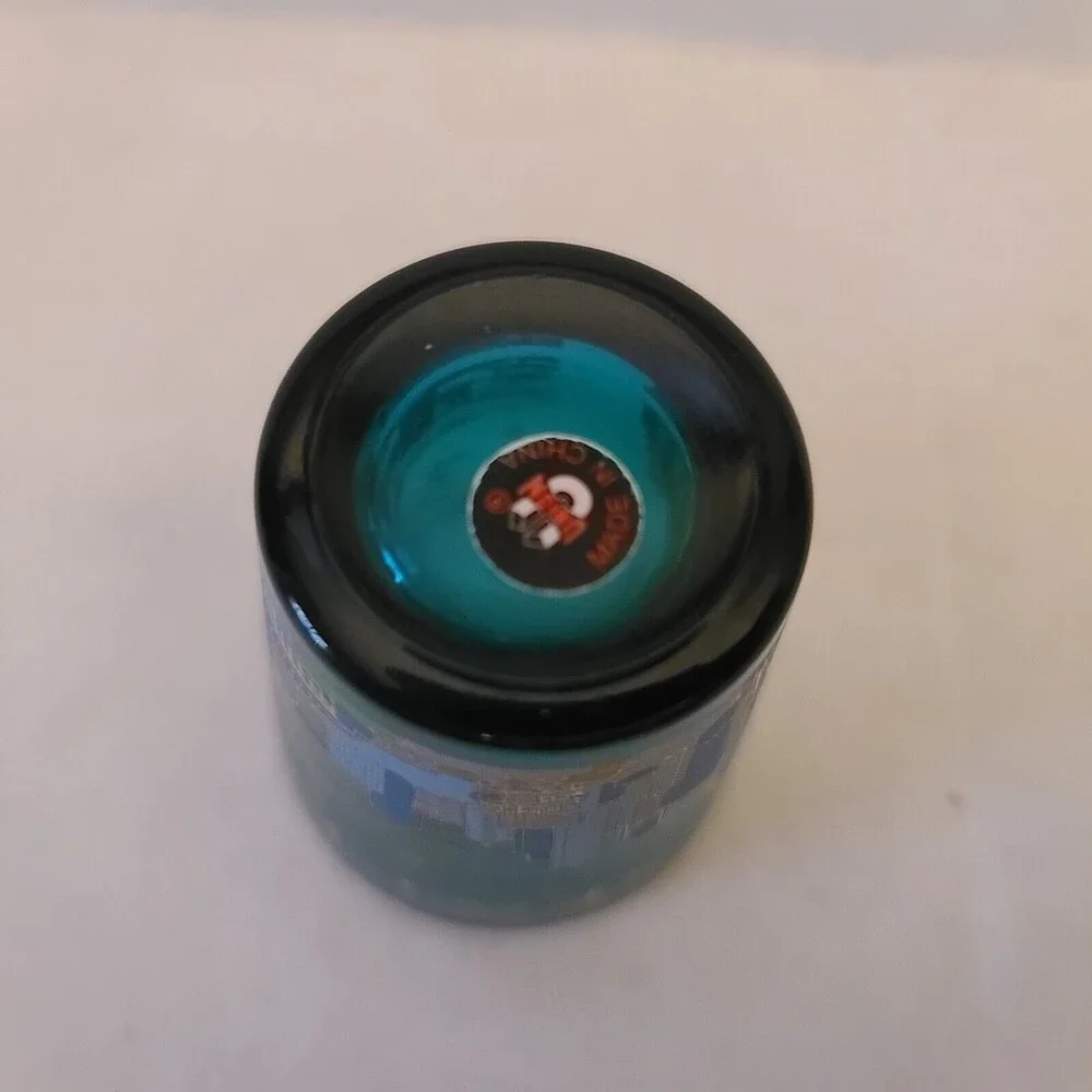 Seattle Washington Mountain Skyline Teal Shot Glass